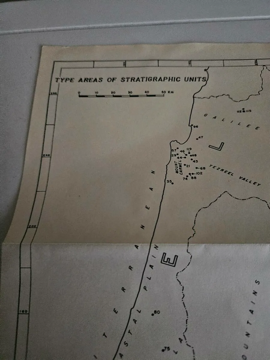 Vintage Map of Israel - Image 3