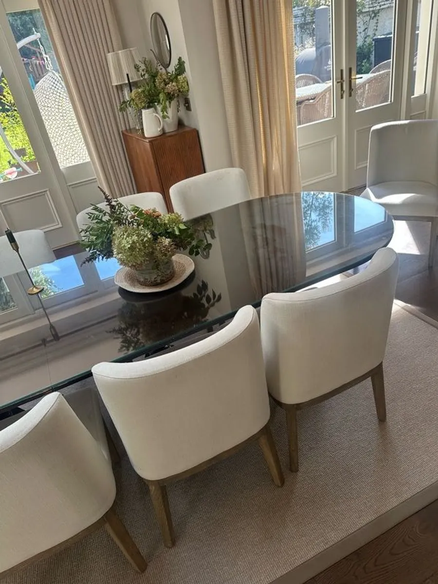 antique oval dining table - Image 2