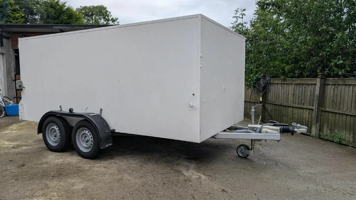 Covered Box Trailer Car/Motorbike/Quad Transporter - Image 1