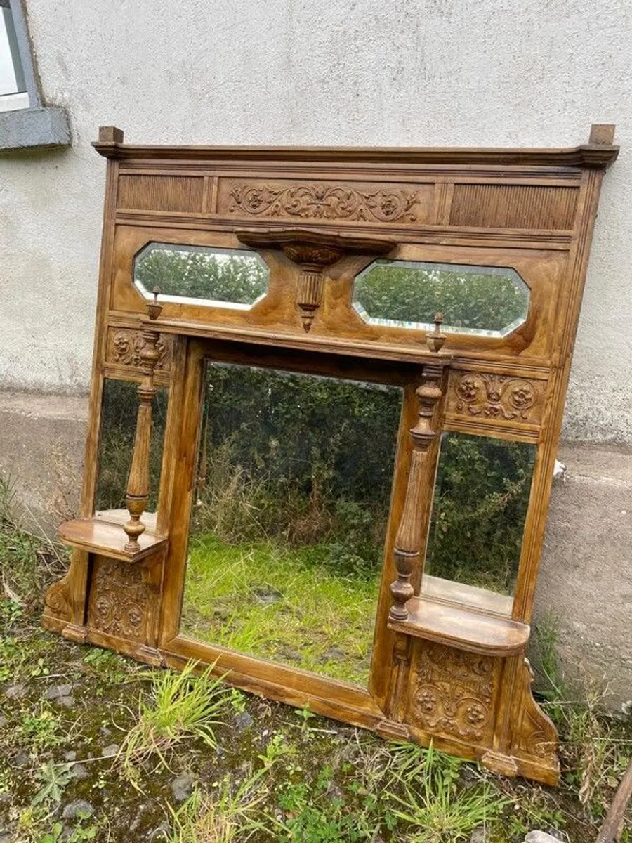 Antique furniture -vintage sewing machine trunk,Mantlepiece - Image 1