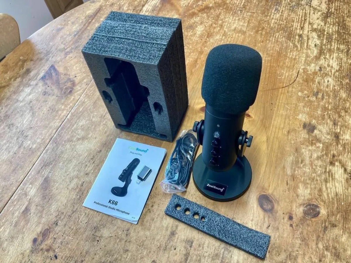 ZealSound K66 USB Studio Microphone - Image 1