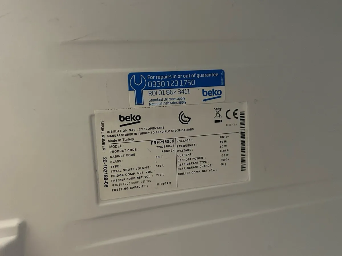 Beko Freestanding Tall Frost Free Freezer - Image 4