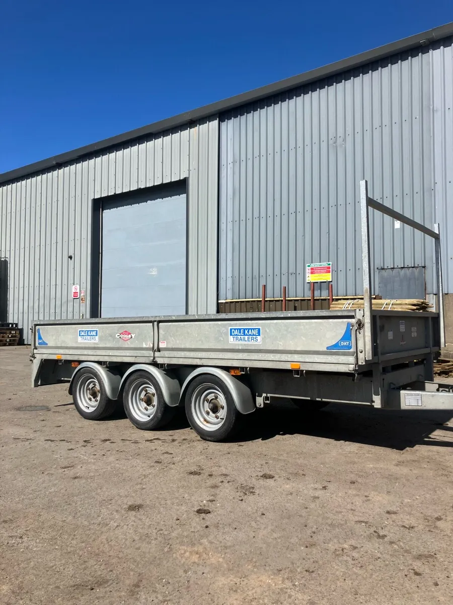 Dale Kane 12ft x 6ft flatbed trailer - Image 1