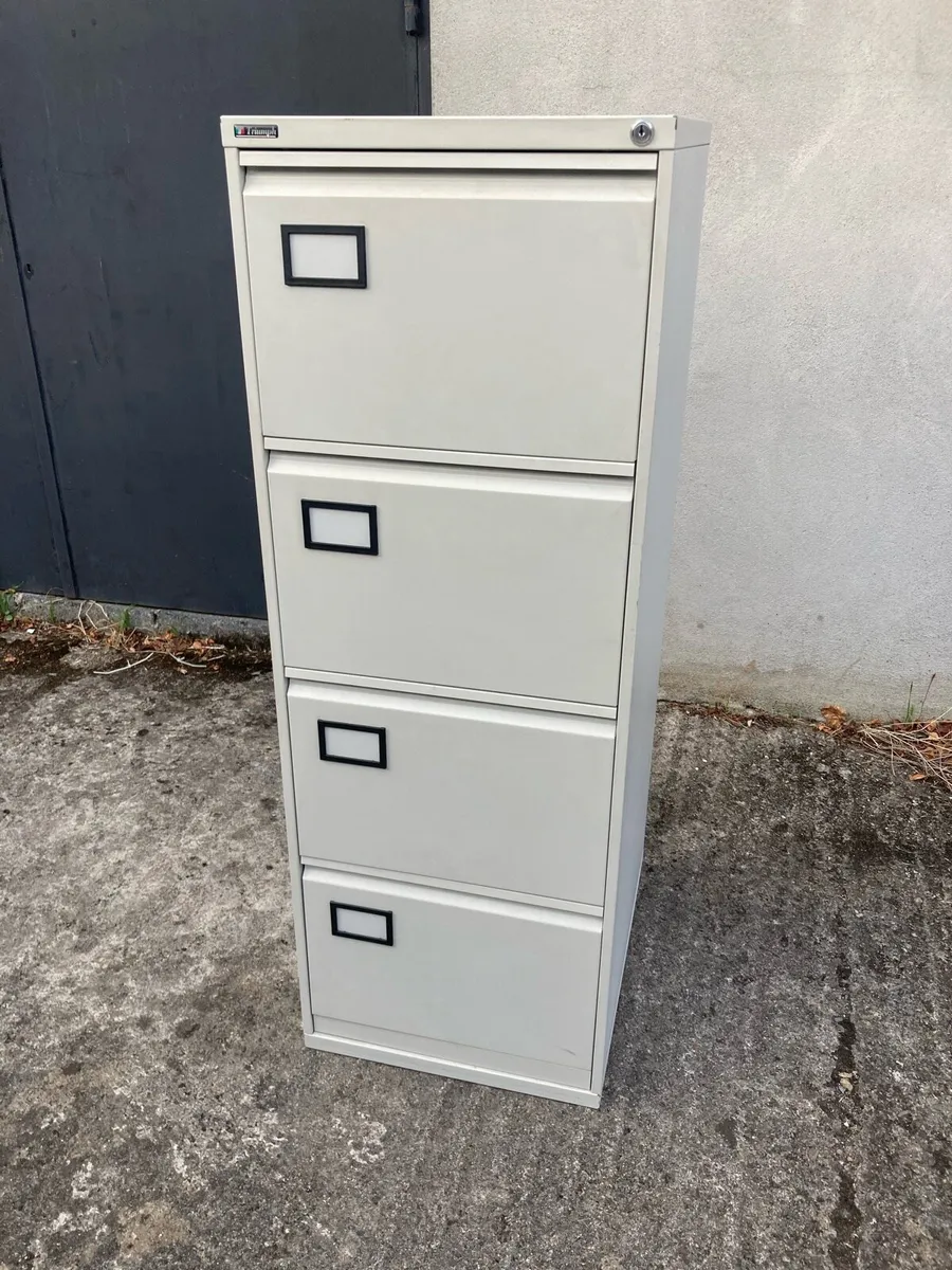 Filing Cabinet- 4 Drawer - Image 3