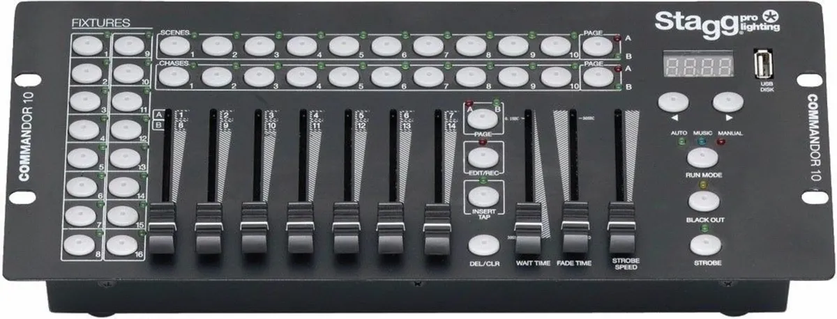 show tec led par 64 short  plus stagg commander 10 - Image 2