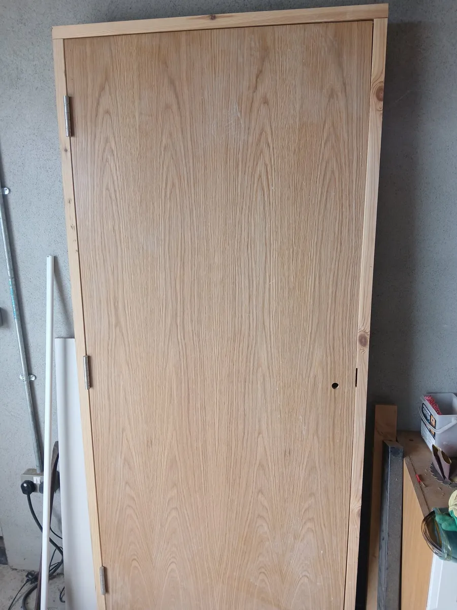 Internal door and frame