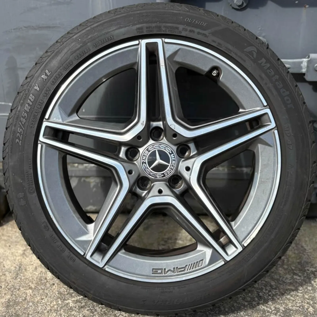 18" GENUINE MERCEDES A CLASS AMG W177 ALLOYS - Image 2