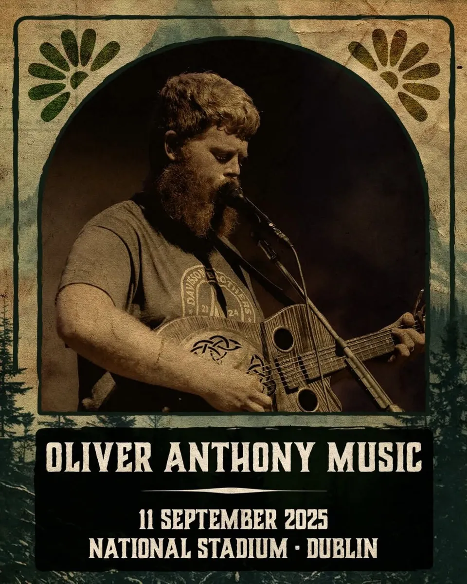 Oliver Anthony Music tickets x 2 - Image 1