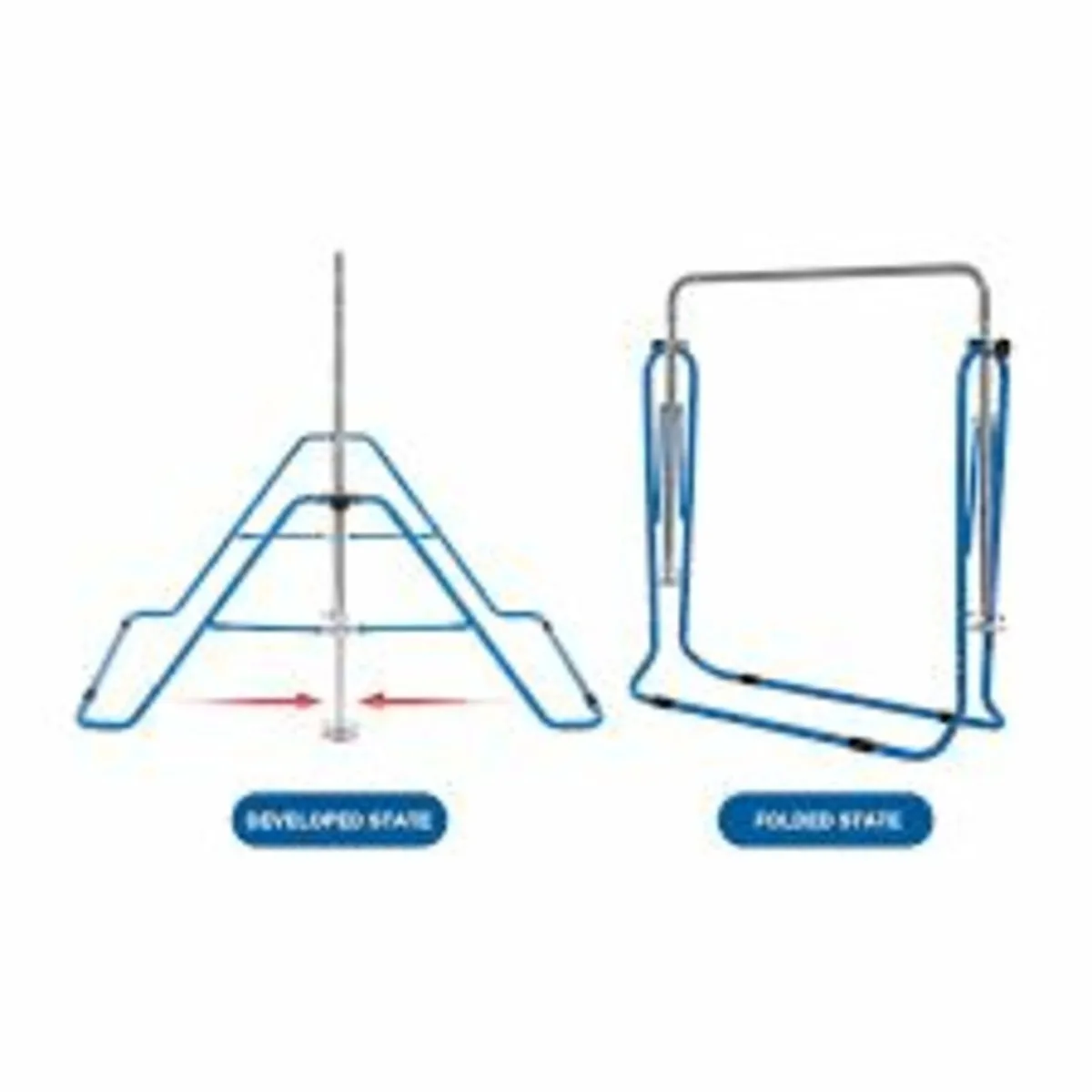 Folding Gymnastics High Bar-Free Delivery - Image 2