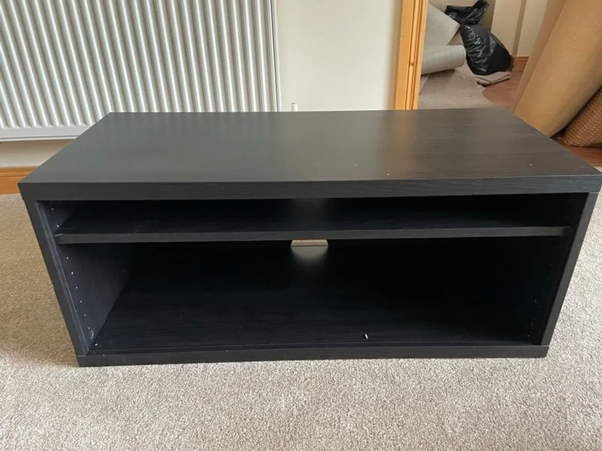 Ikea Black TV Stand - Image 2