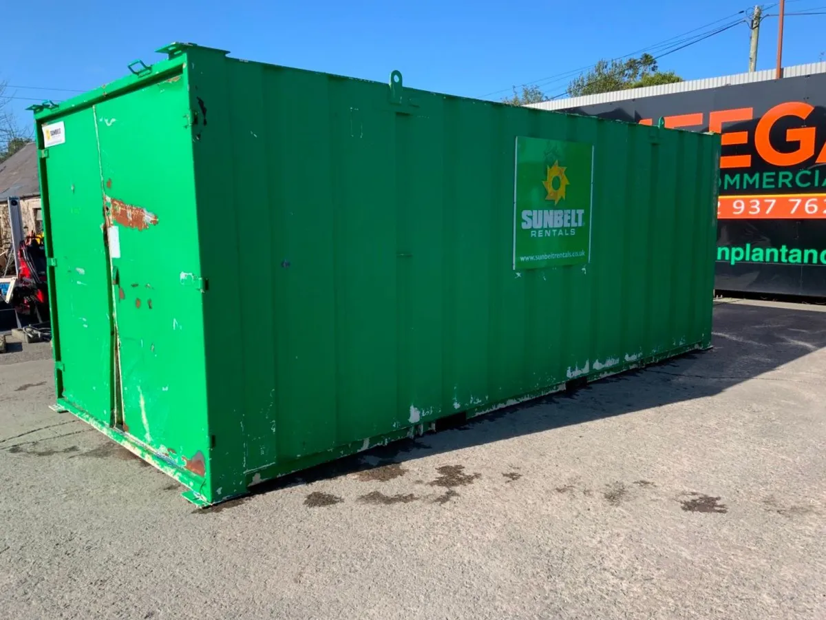 20ft x 9ft SITE STORAGE CONTAINER.......1056t. - Image 3