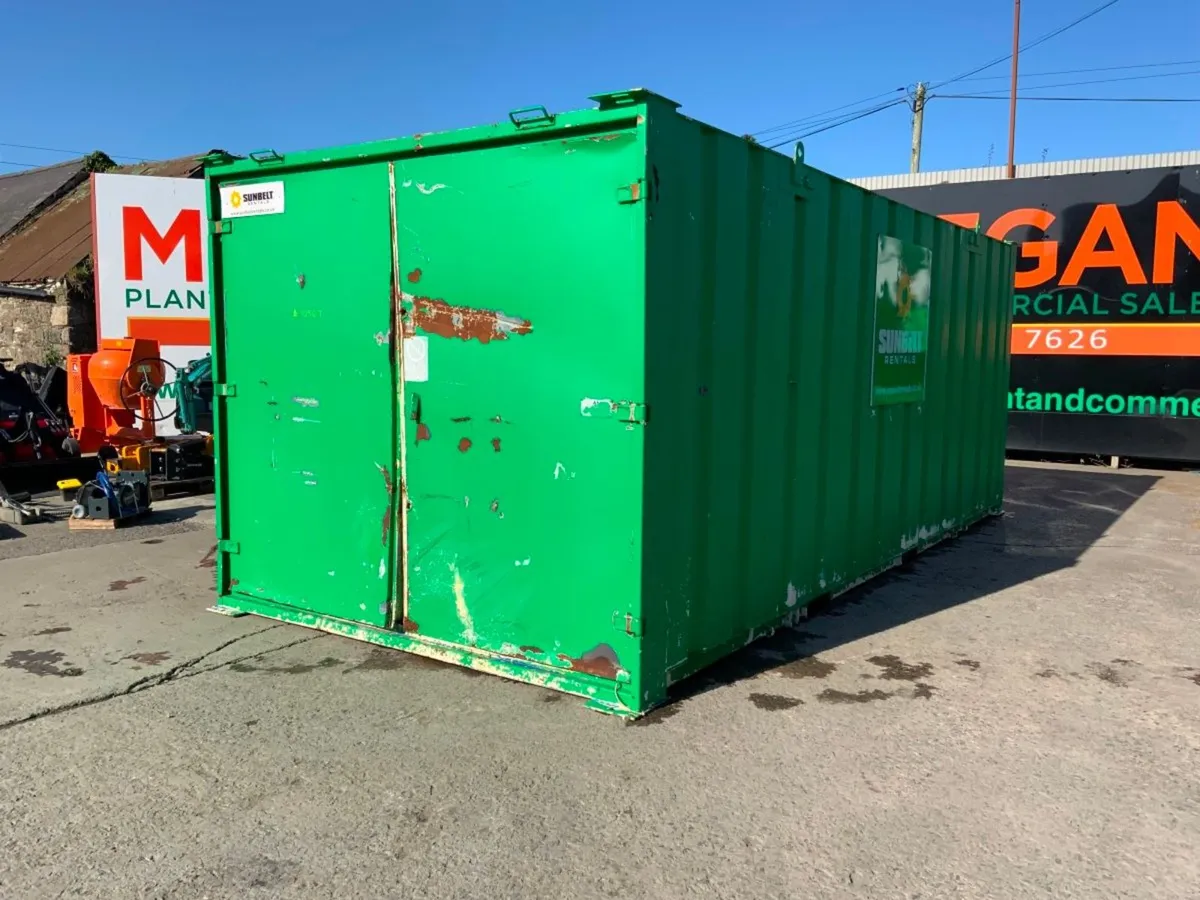 20ft x 9ft SITE STORAGE CONTAINER.......1056t. - Image 1