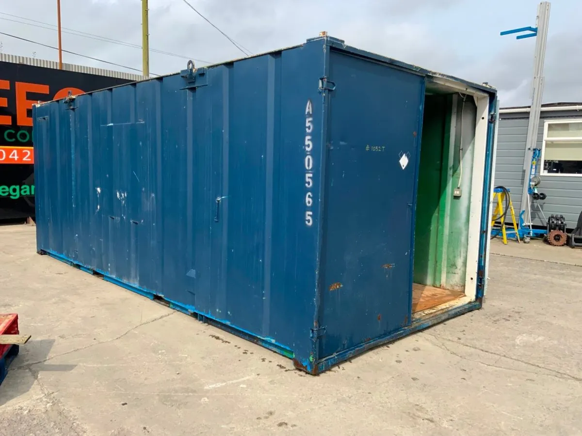 20ft x 9ft SITE STORAGE CONTAINER......1052t. - Image 2