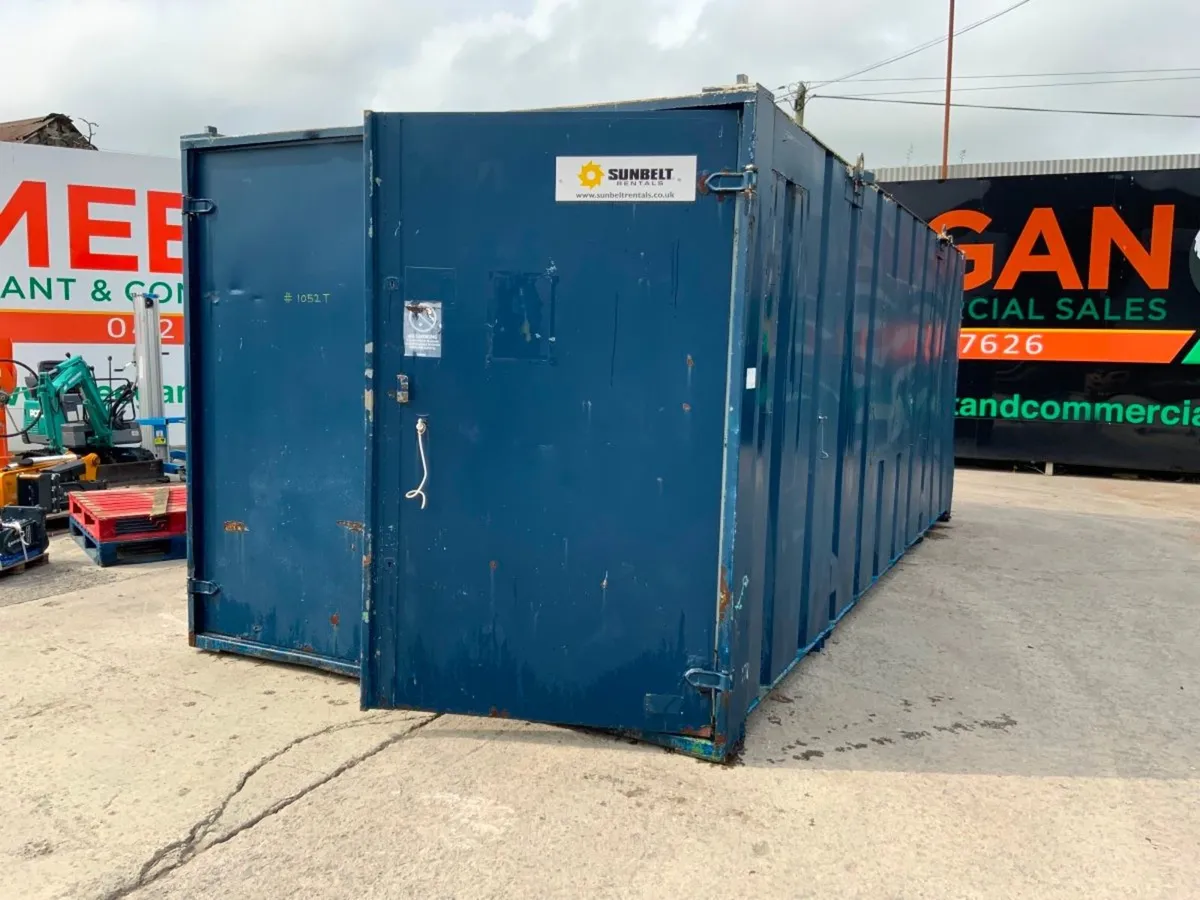 20ft x 9ft SITE STORAGE CONTAINER......1052t. - Image 3