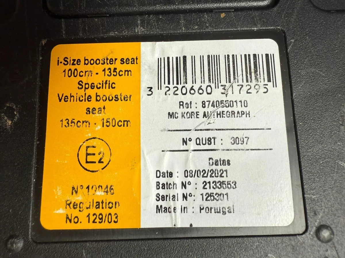 Maxi-Cosi Kore i-Size High-back Booster Seat - Image 3