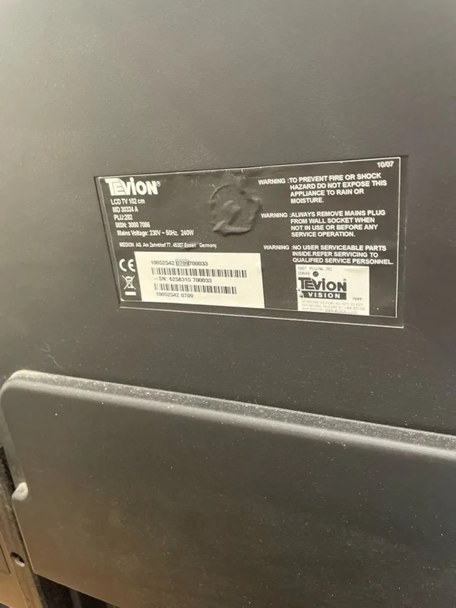 40 Inch Tevion Lcd Tv Hdmi, Hd Ready - Image 4