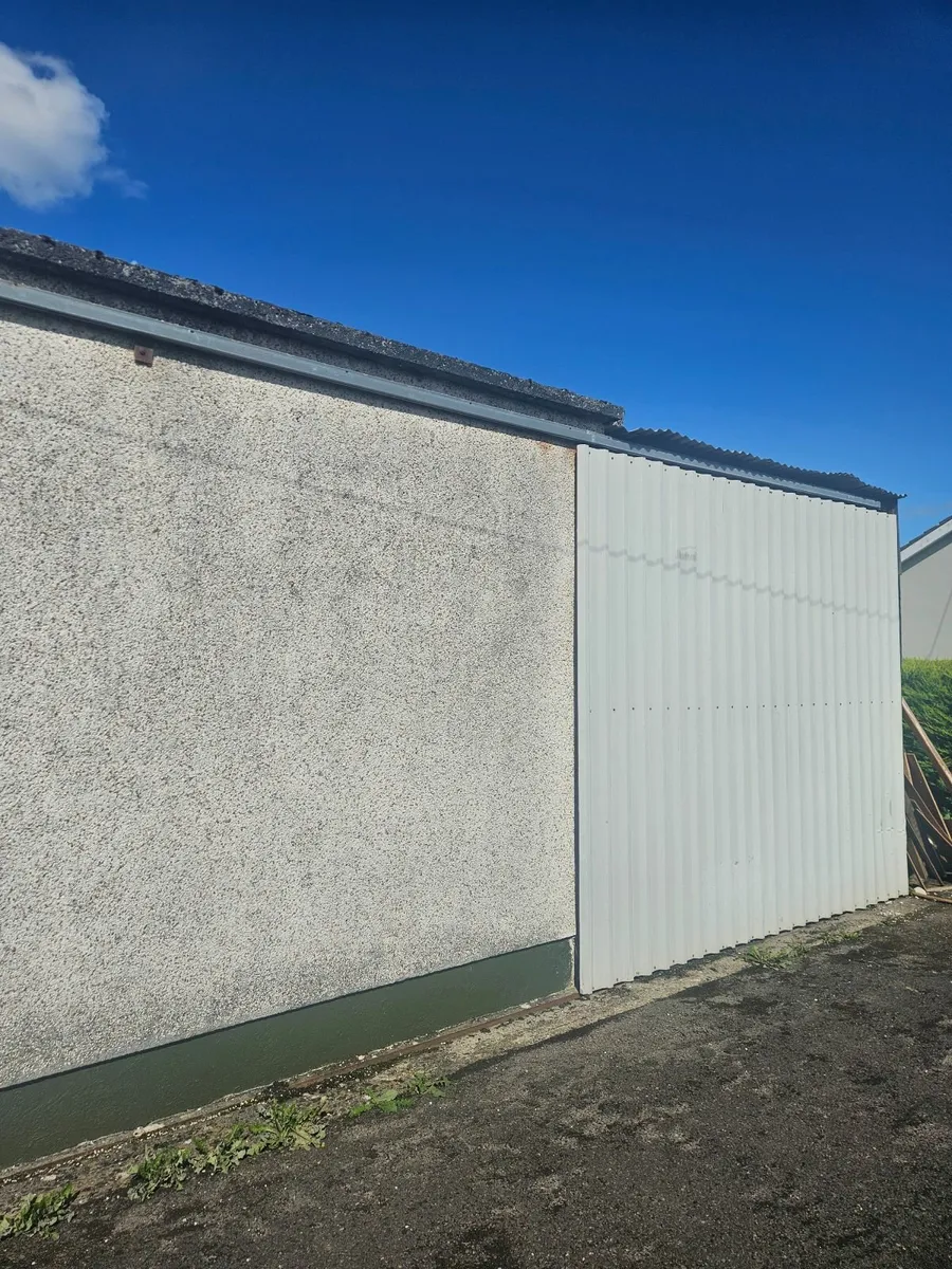galvanise steel sliding shed door - Image 3