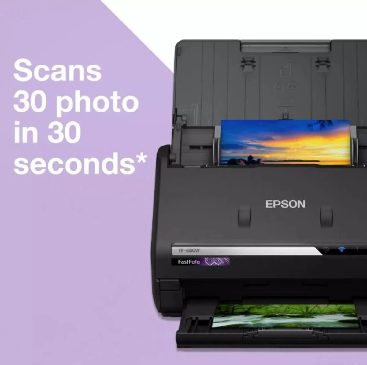 Epson Fastfoto FF-680W Auto Feeder Photo Scanner - Image 1