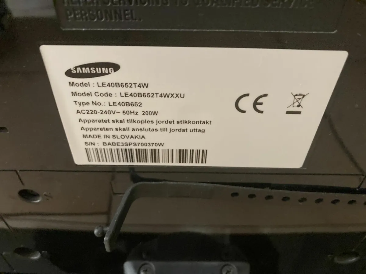Samsung 40" TV - Image 2