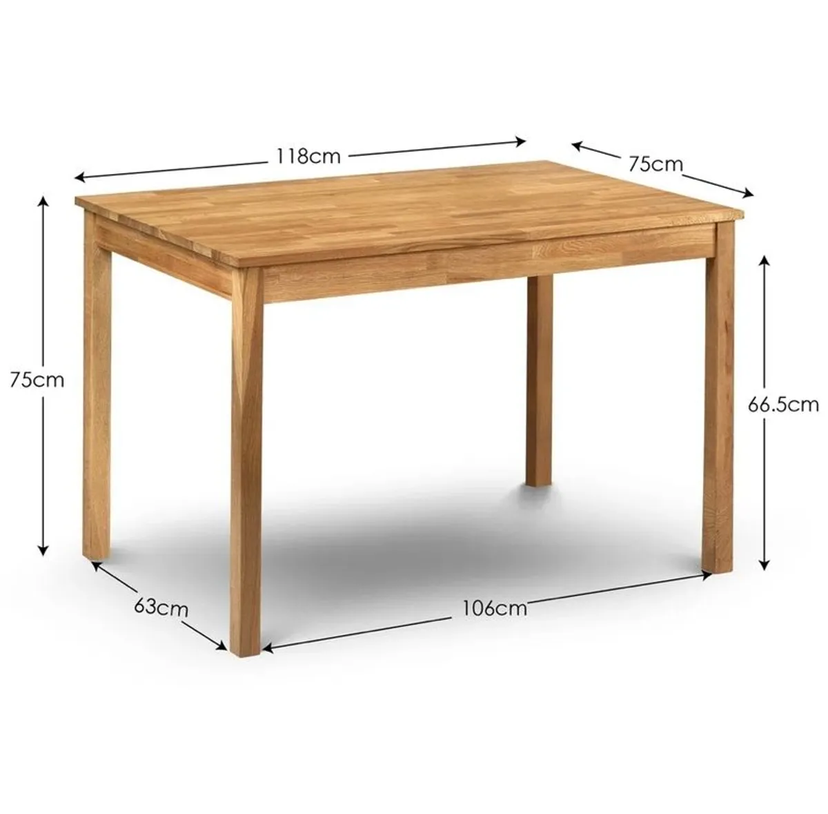 Oak Dining Table - Image 2