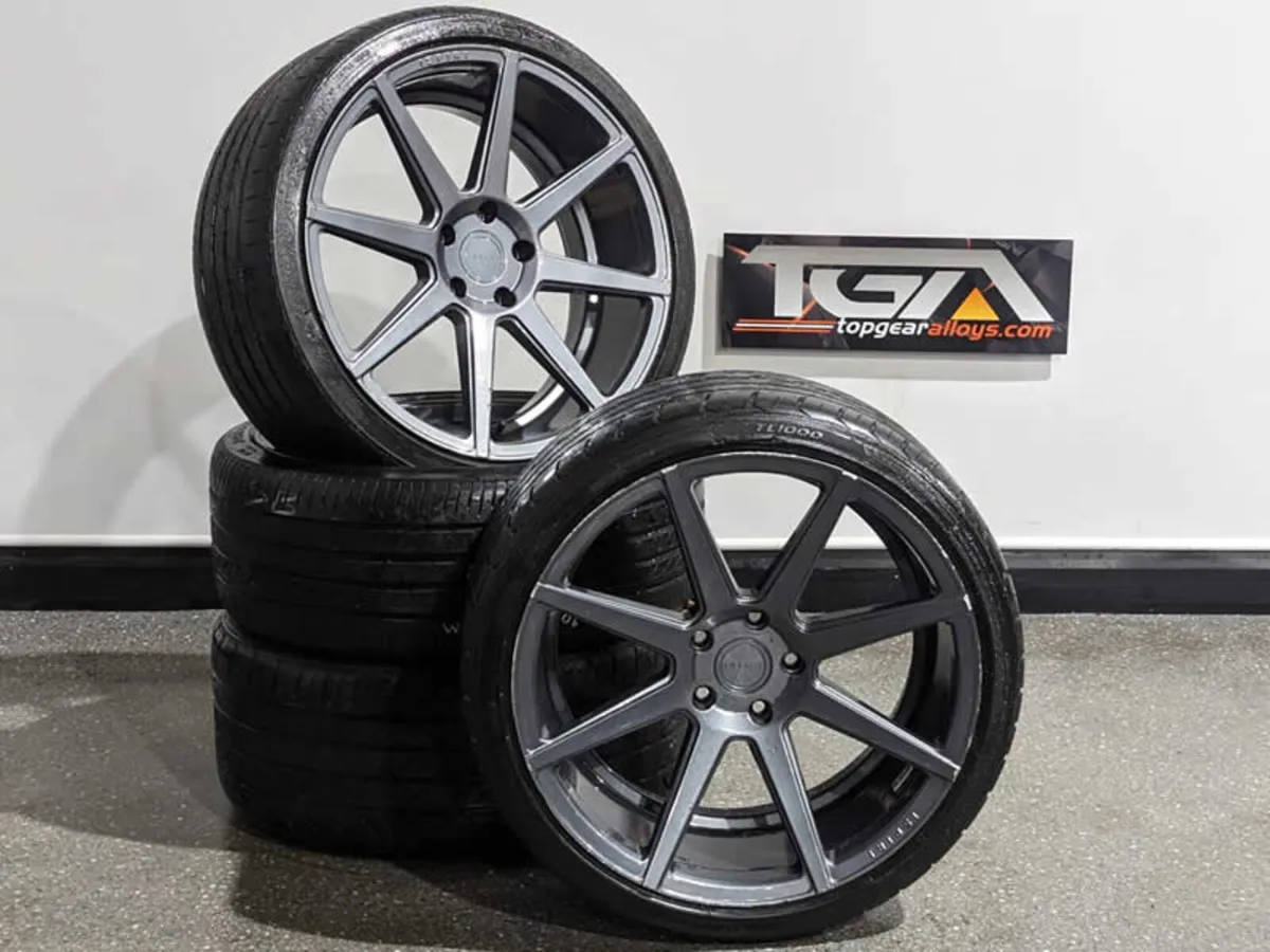 20" Ispiri ISR8 Alloy Wheels & Tyres For BMW 3/4 S - Image 1