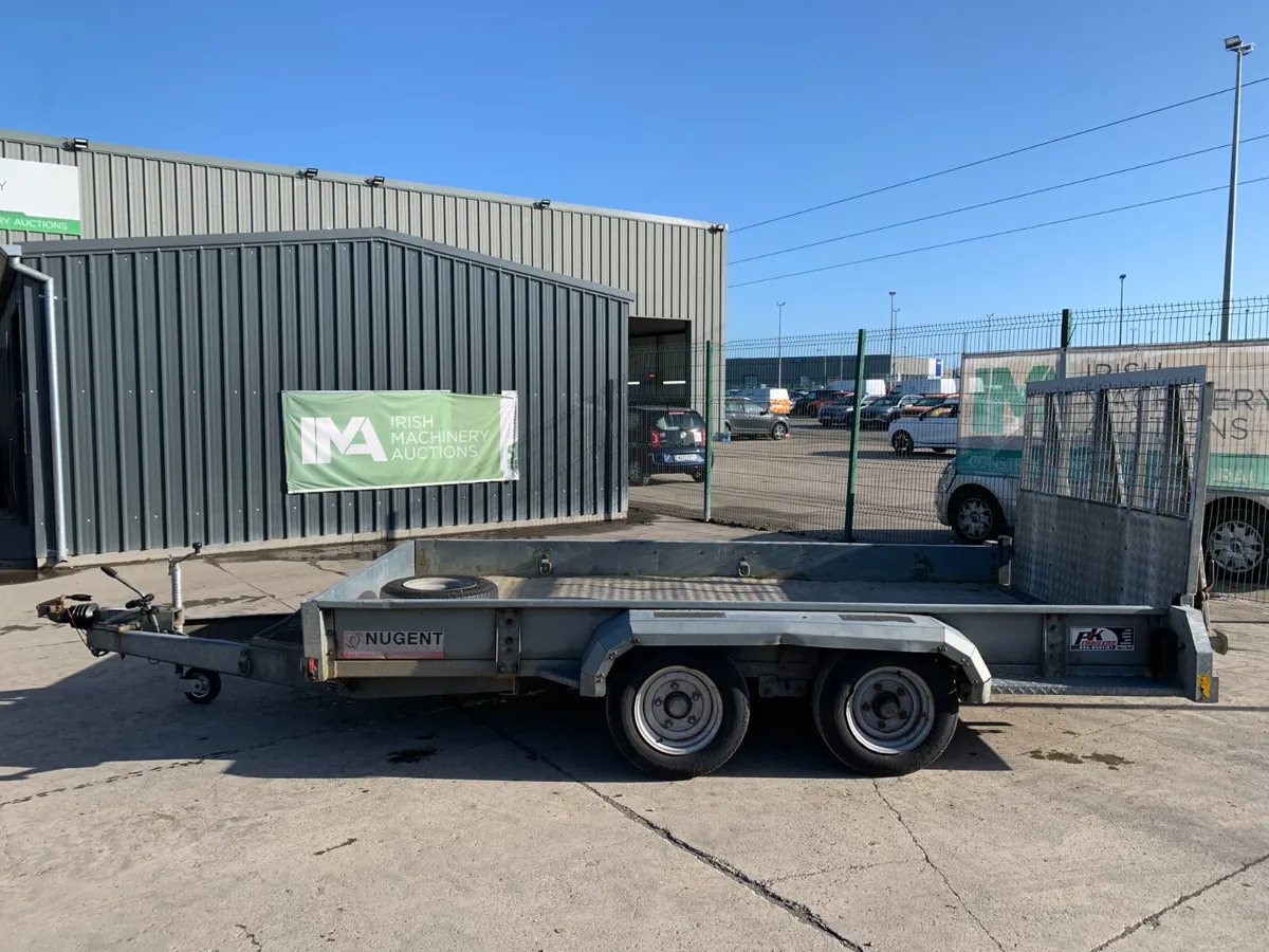 BID ONLINE NOW - NUGENT 3.5T TWIN AXLE PLANT TRAIL - Image 2