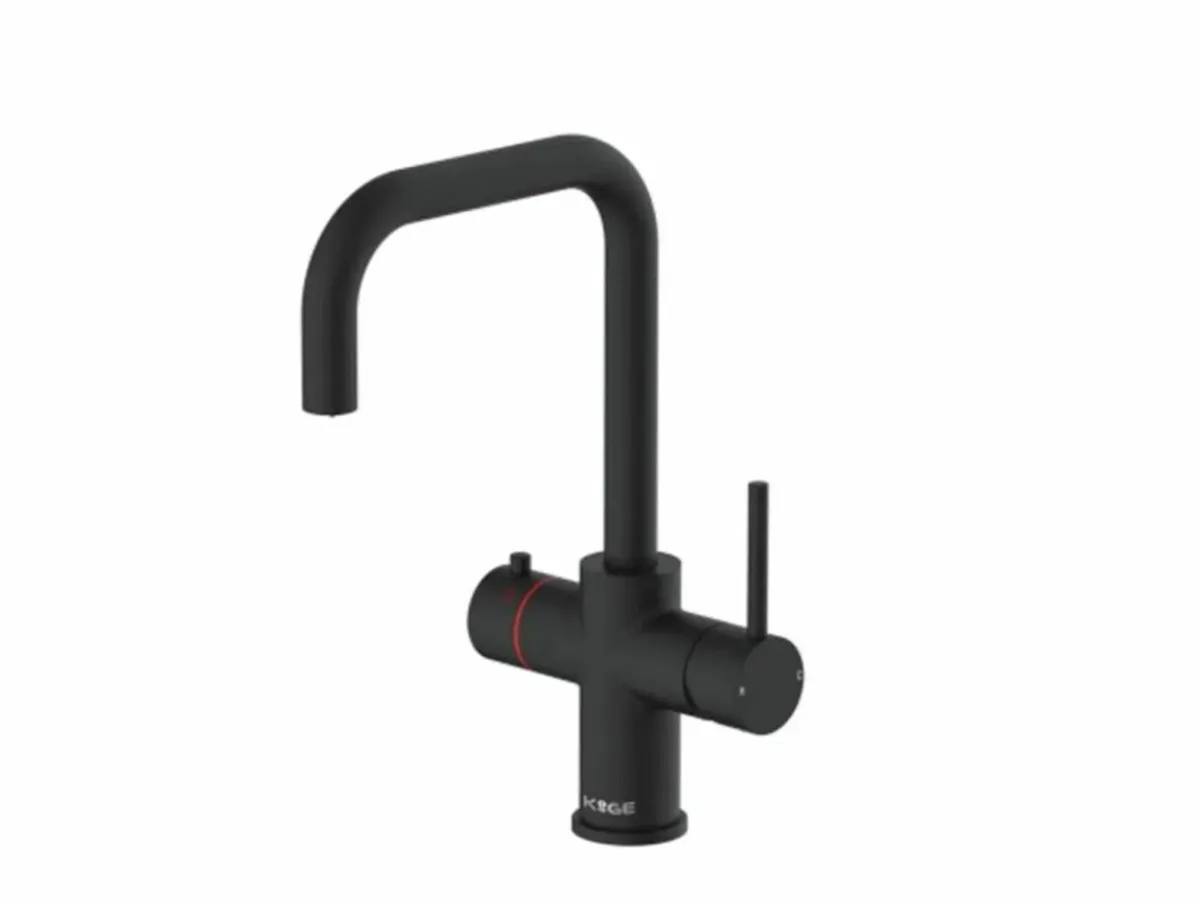 IN STOCK TO TAKE AWAY - HOT WATER TAP BLACK - Image 1