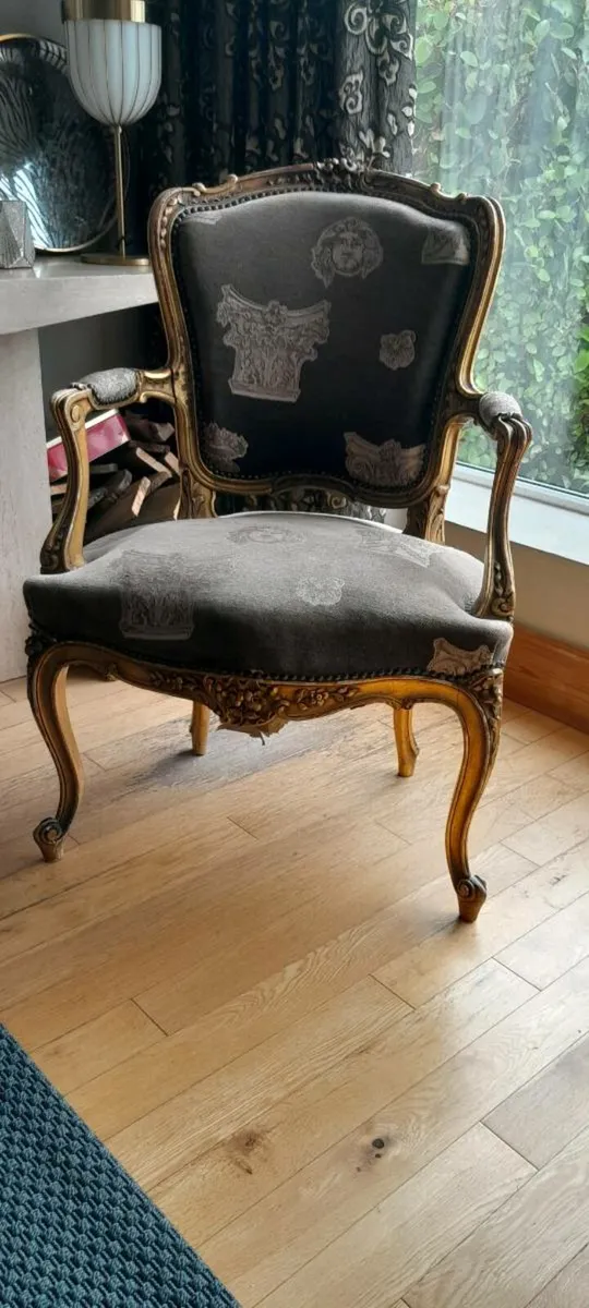 Vintage Louis XIV seat - Image 2