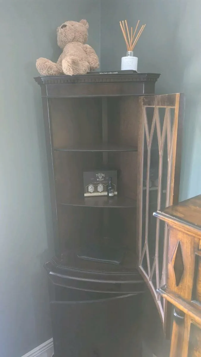 Mahogany Corner Cabinet - Image 2