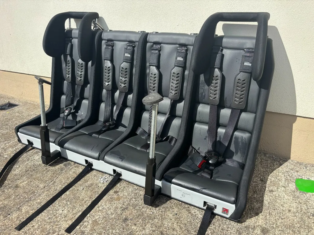 Multimac 4 Seater Car Seat + 2 Extra Baby Seats - Image 1