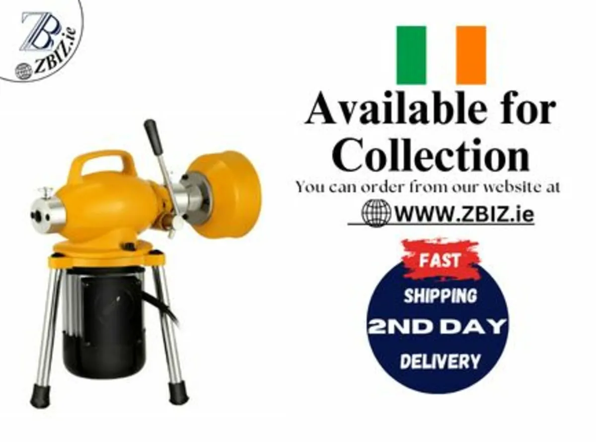 Electric Pipe Dredger – Heavy Duty Drain Cleaner - Image 1