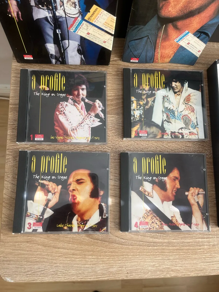 Elvis CD Box Set 4 cds A profile The king on stage - Image 4