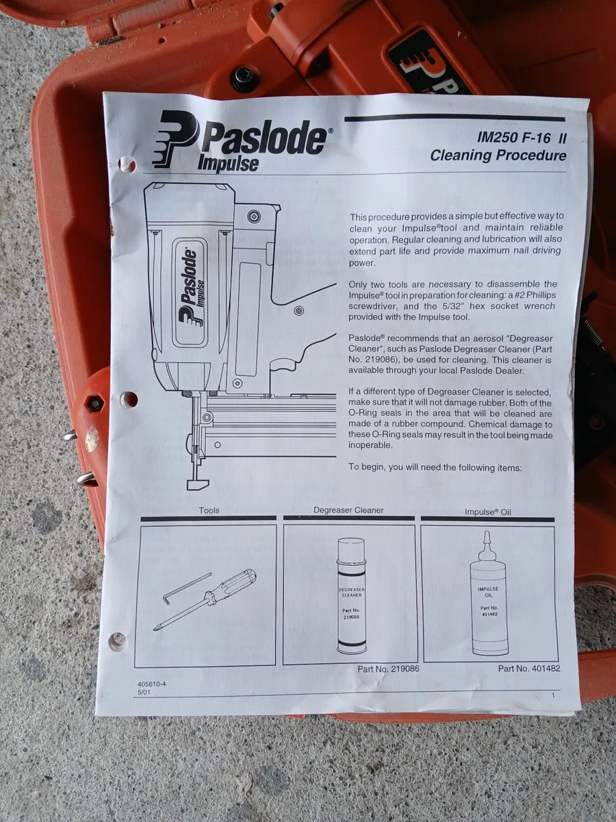 Paslode finishing nailer - Image 3