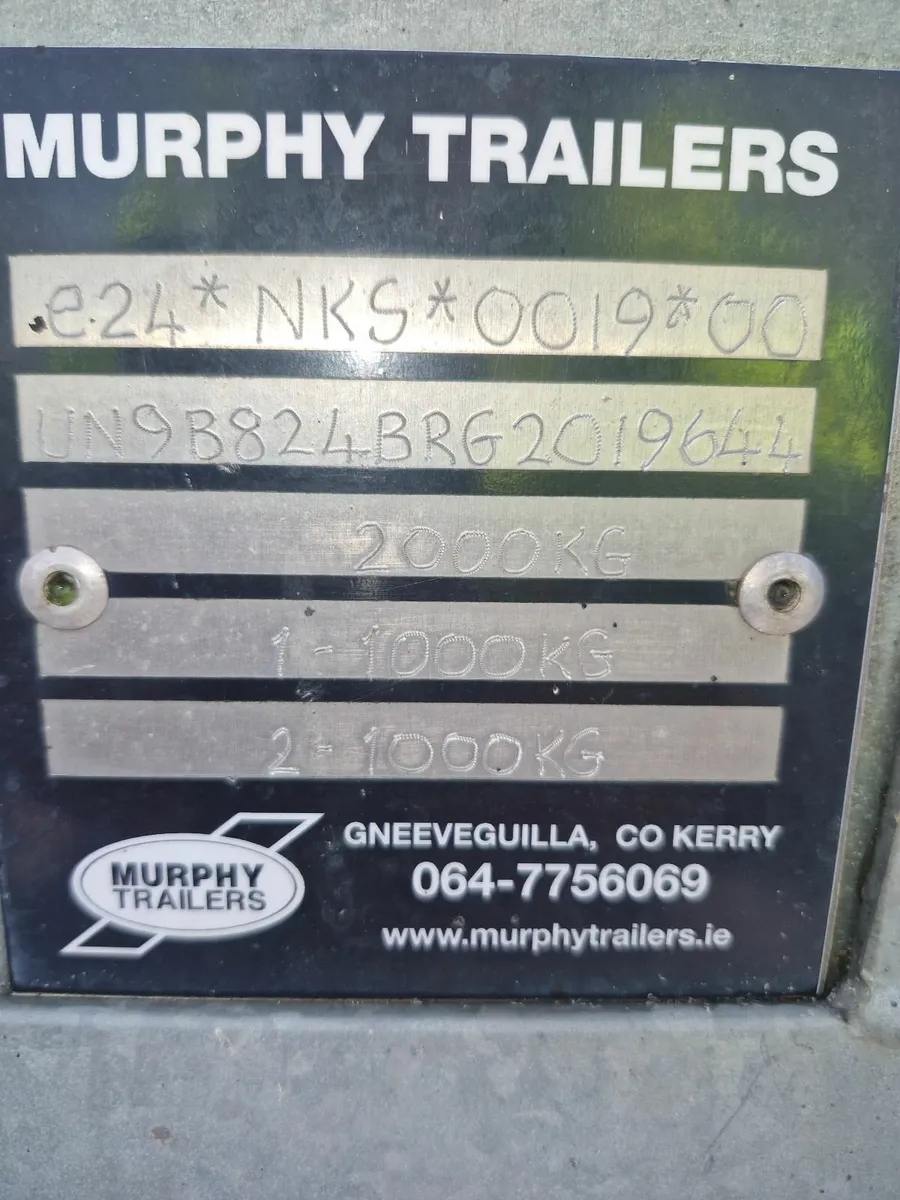 MurphyTrailer 8x4 twin axle - Image 3