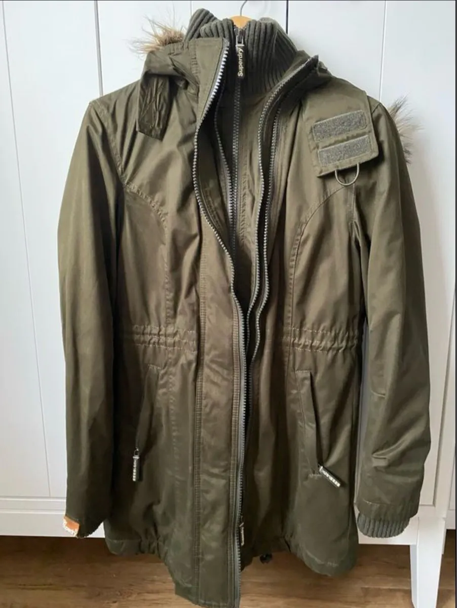 Superdry women ladies jacket parka, size M - Image 2
