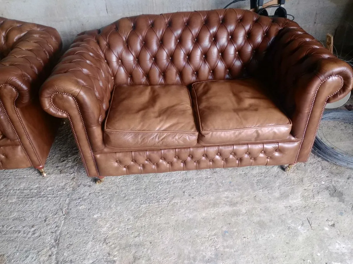 Leather sofas - Image 1