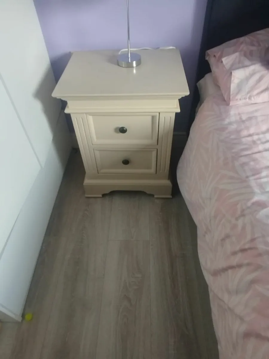 Bed and bedside locker - Image 1
