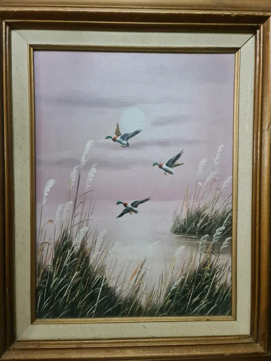 A gorgeous vintage oil on canvas - Image 2