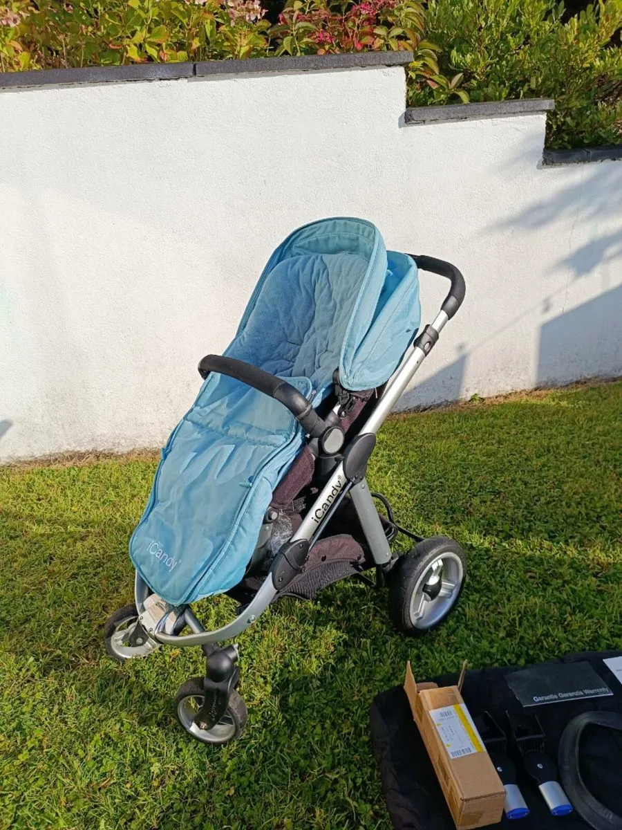 I-Candy Apple Pushchair. Like new almost unused wi - Image 2
