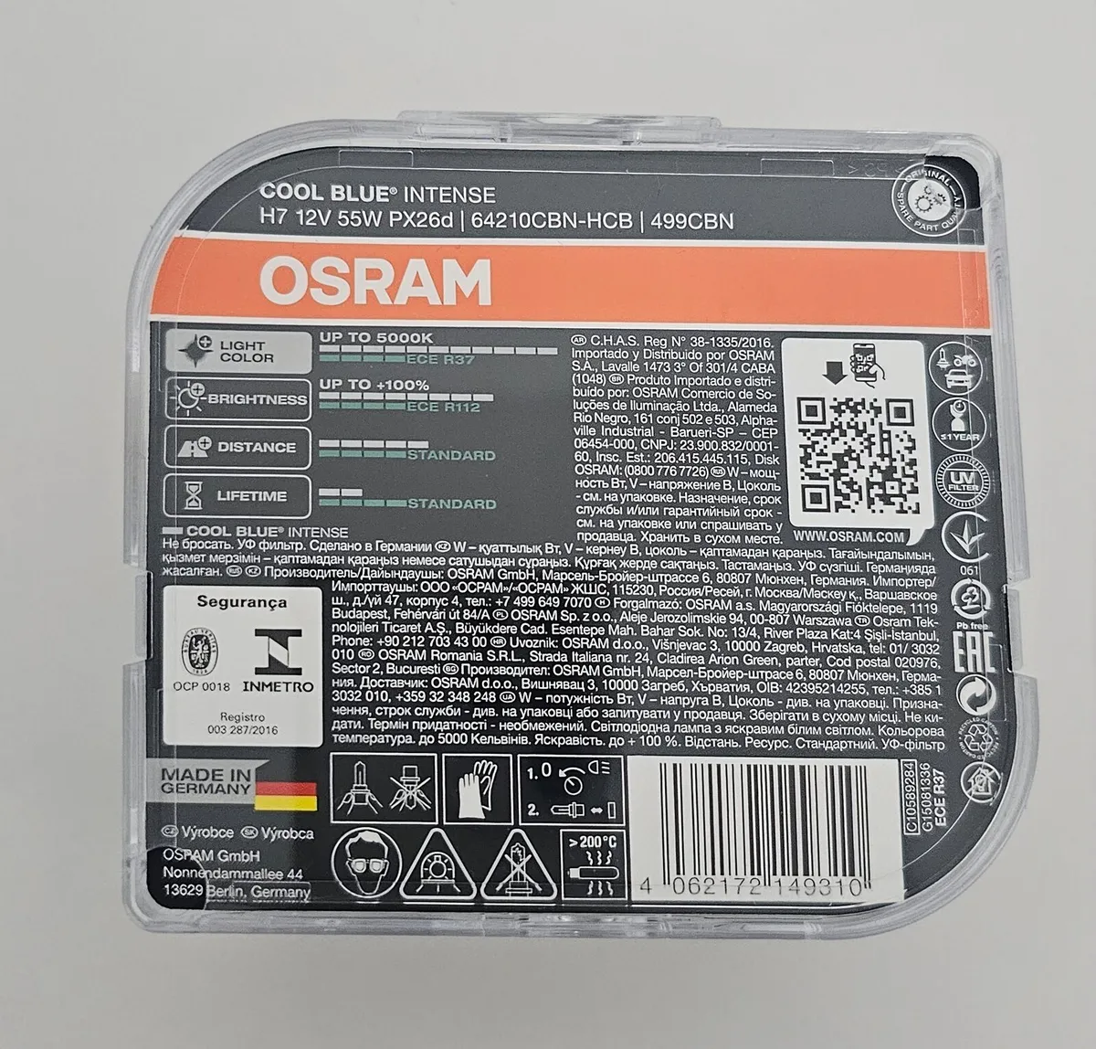 OSRAM H7 55W 12V Cool Blue (New)25€ - Image 2