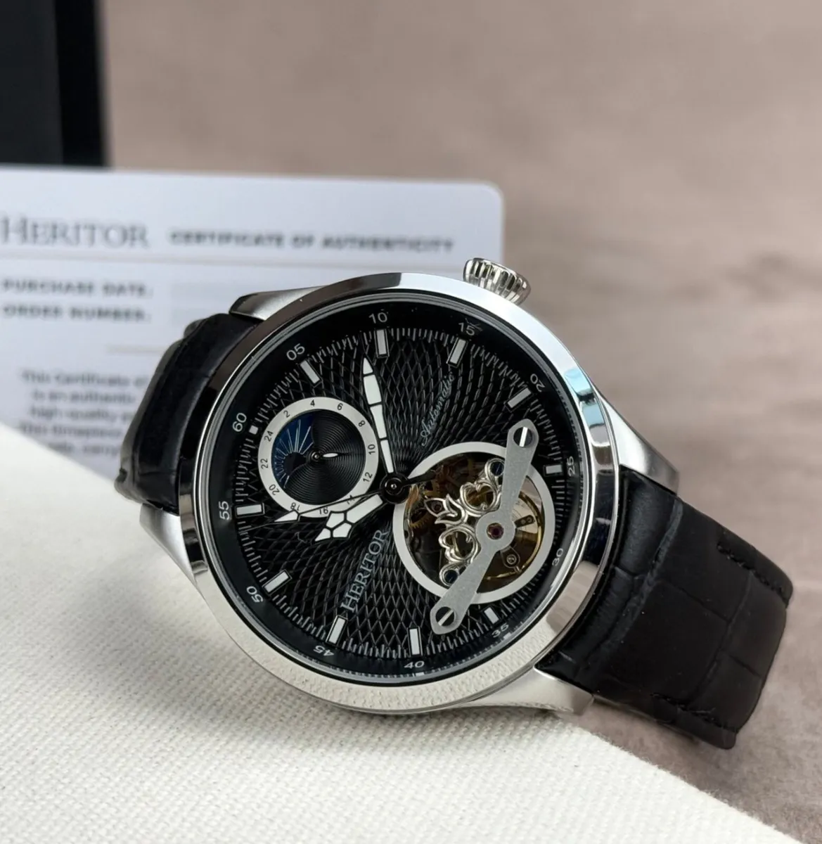 HERITOR AUTOMATIC GREGORY SEMI-SKELETON - Image 3