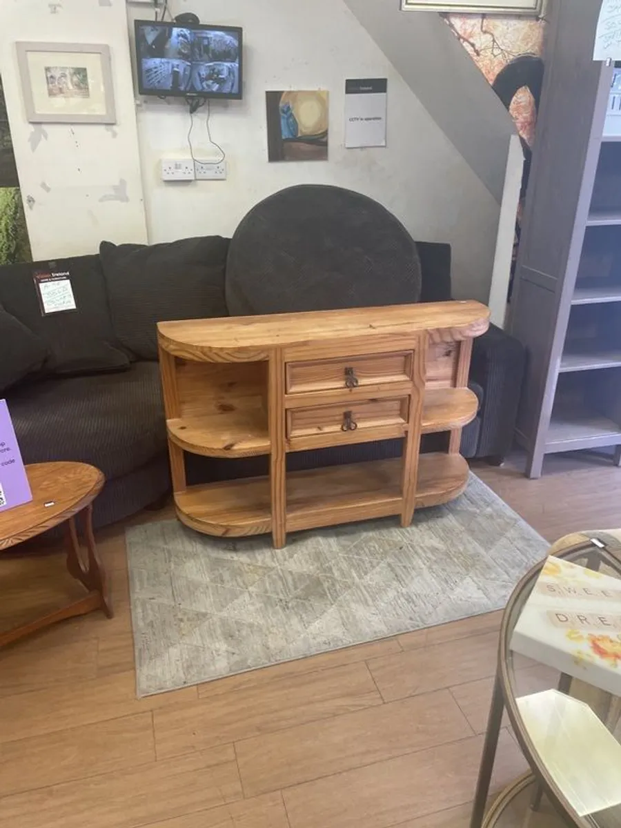 mexican pine hall table - Image 1