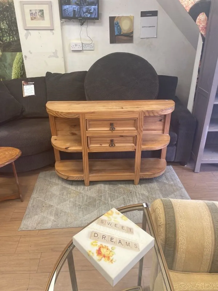 mexican pine hall table - Image 4