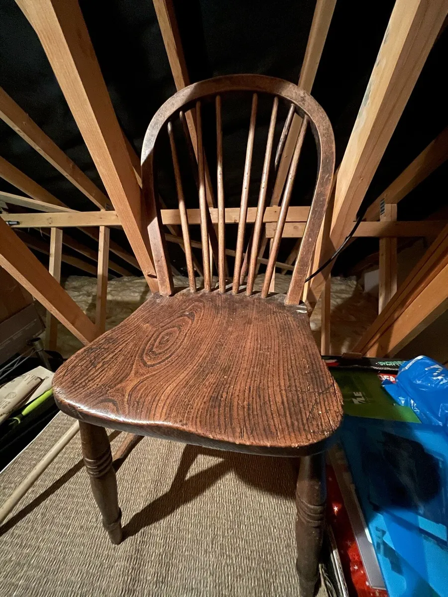 Wooden Windsor Chair, England, 19th Century - Image 1