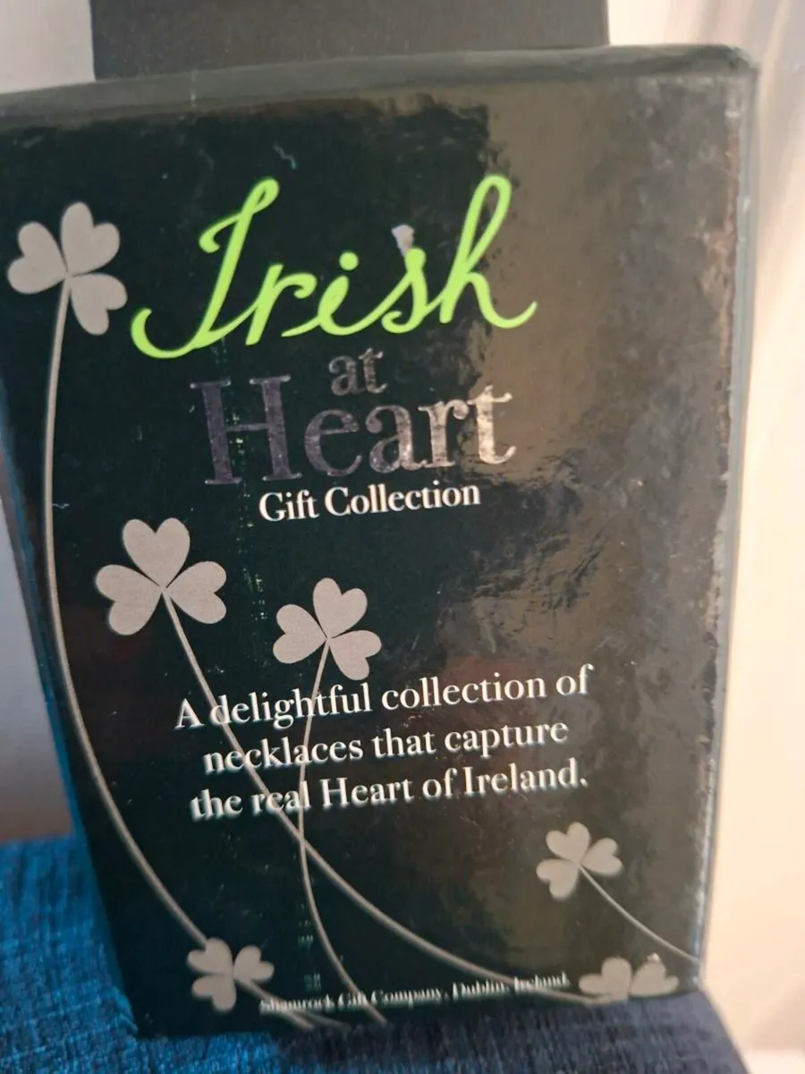 NWT Irish Heart Gift Collection Cross &  Chain - Image 2