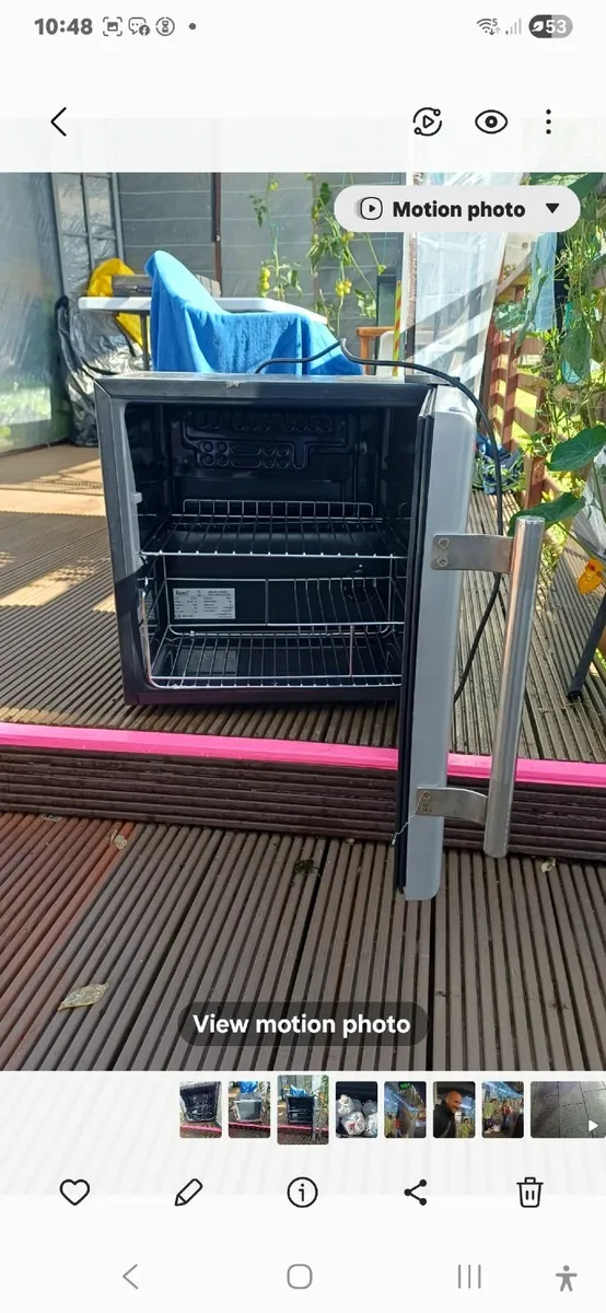 Mini fridge  48cm h. 39cm d.47cm w. - Image 3