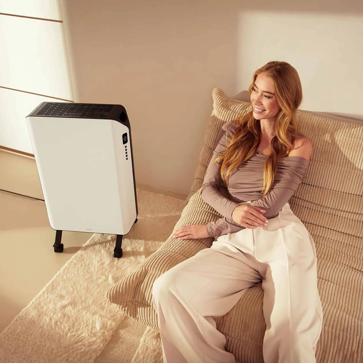 Duux 2000W Oil Heater, white - Image 3