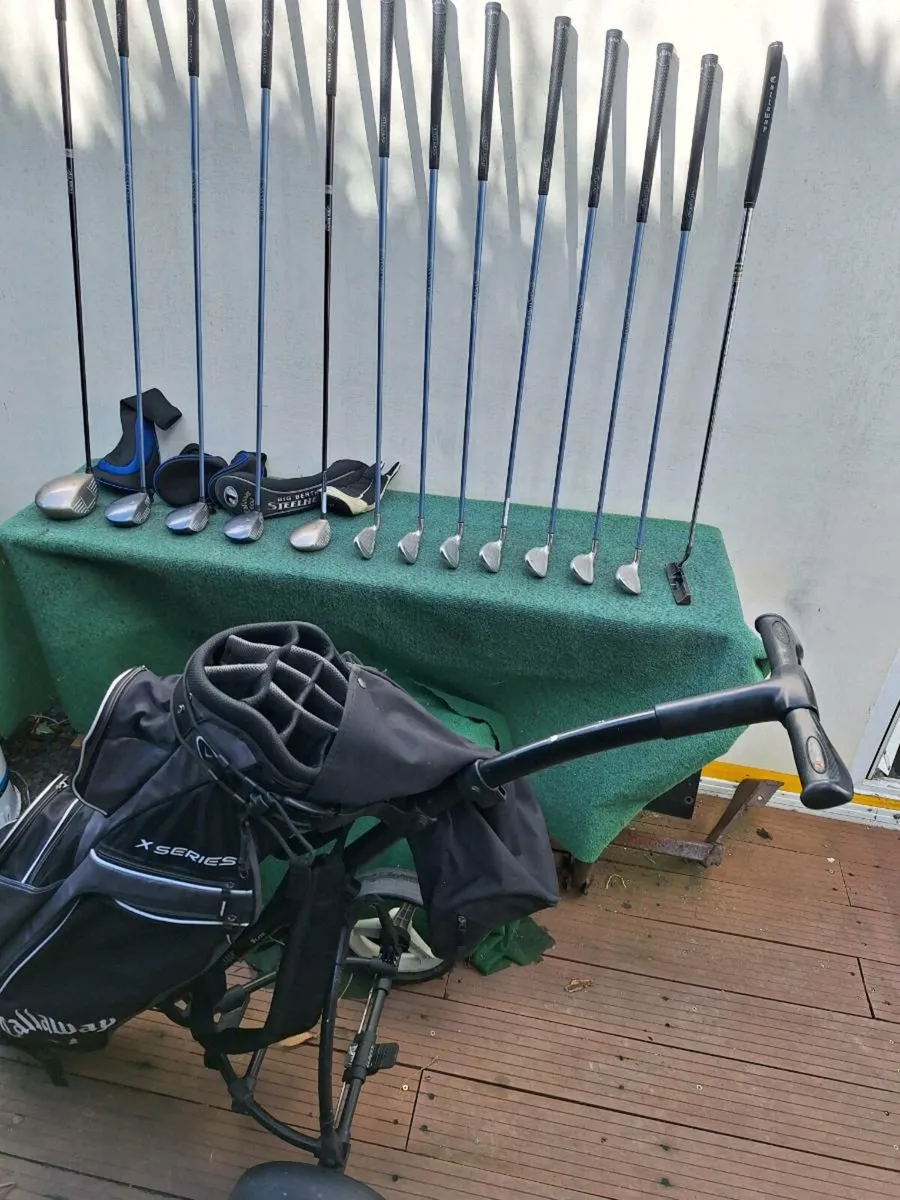 Golf clubs, Ladies, Full set, bag and trolley - Image 2