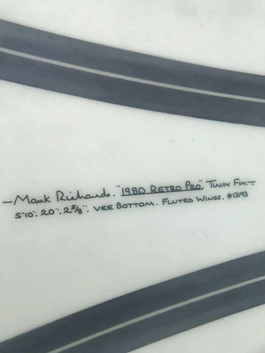 Mark Richards surfboard 1980 retro pro epoxy twin - Image 2
