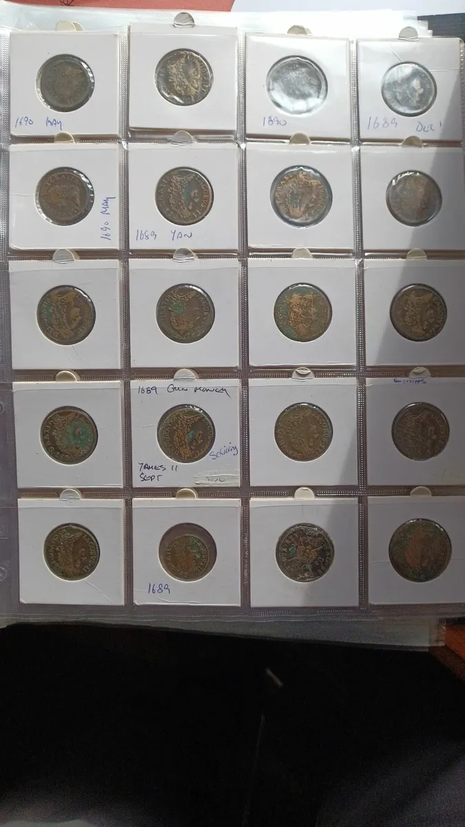 James 11 1690 coins Irish Gun Money - Image 2